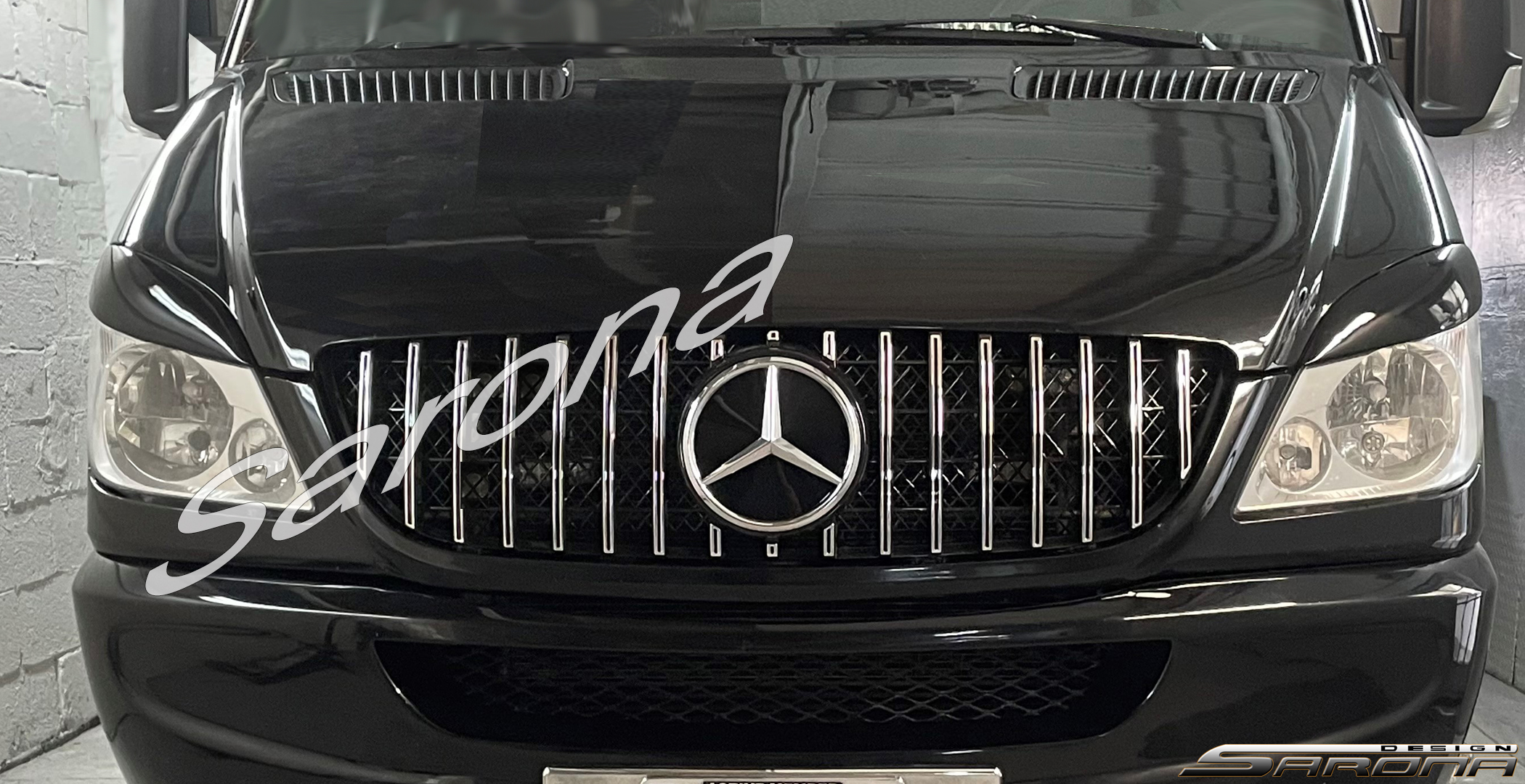 Custom Mercedes Sprinter  All Styles Grill (2007 - 2013) - $375.00 (Part #MB-079-GR)